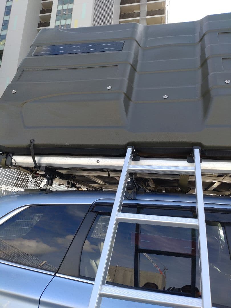 Easy Camper ルーフテント カーキ 大人2名用 はしご付