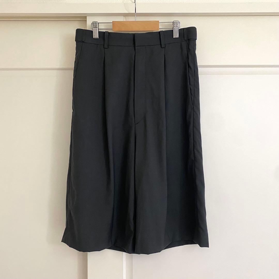 6 ROKU トロピカル クロス ハーフパンツ ショーツ グレー 36 美品