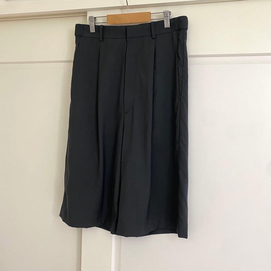 6 ROKU トロピカル クロス ハーフパンツ ショーツ グレー 36 美品