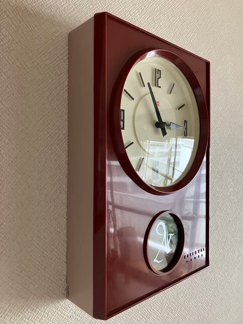 National (現Panasonic)オルゴール時報振り子時計　昭和30年代