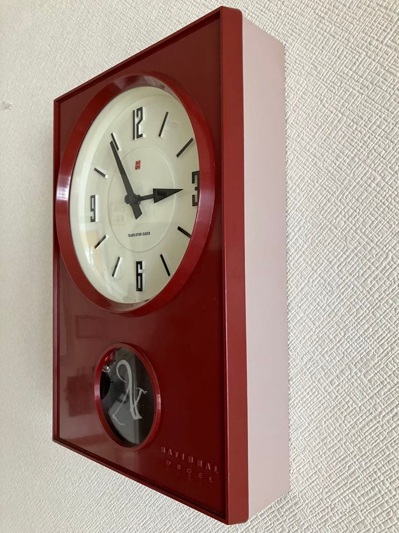 National (現Panasonic)オルゴール時報振り子時計　昭和30年代
