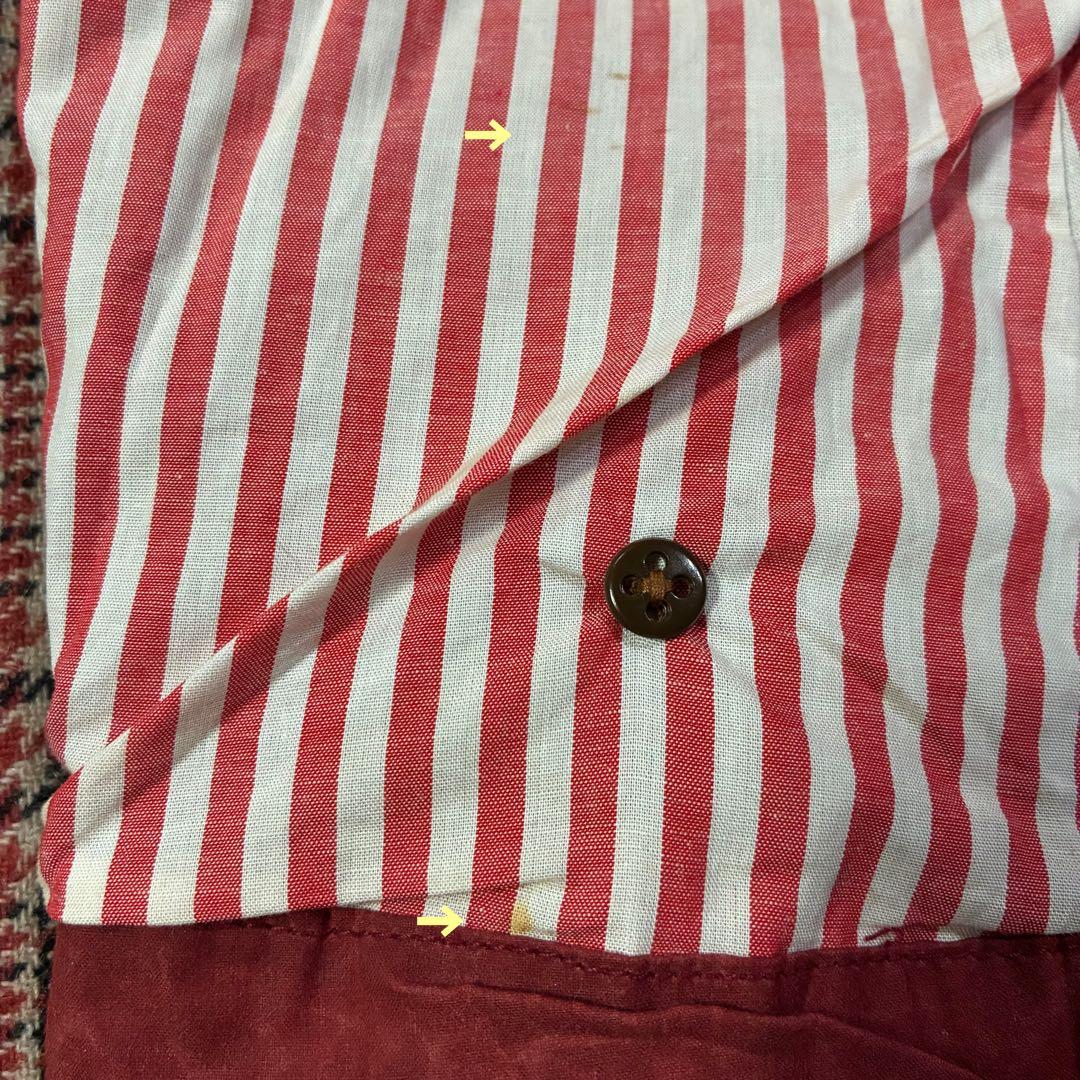 KAPITAL 高密度綿100%オイルコーティングオリバーコート 赤 サイズ0