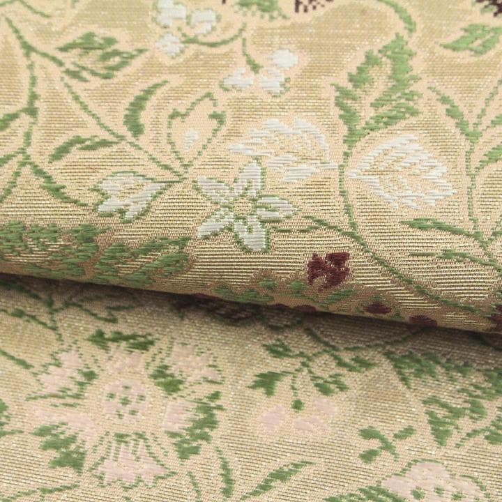 名門【龍村織宝】　たつむらの名物裂【早雲寺裂 文台銀襴】　【全通柄】の袋帯です