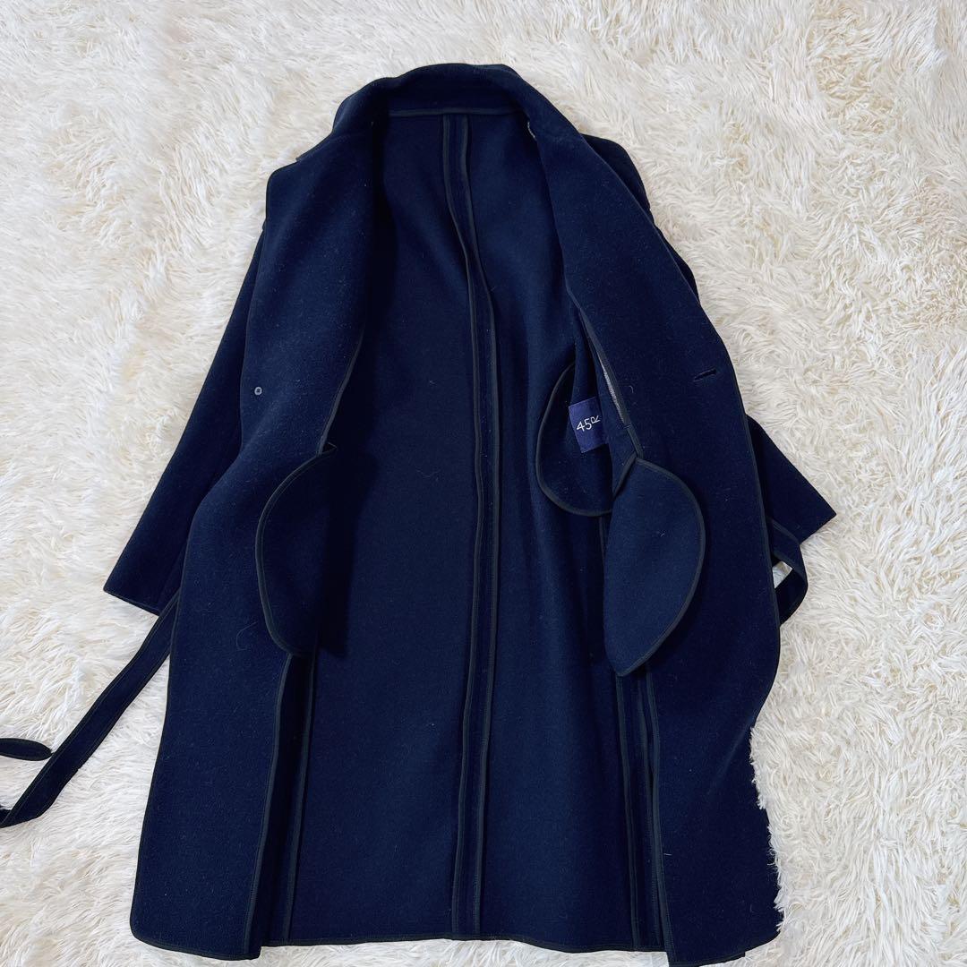 極美品　45R メルトンコート　パイルカット パイピング　原稿タグ 近年