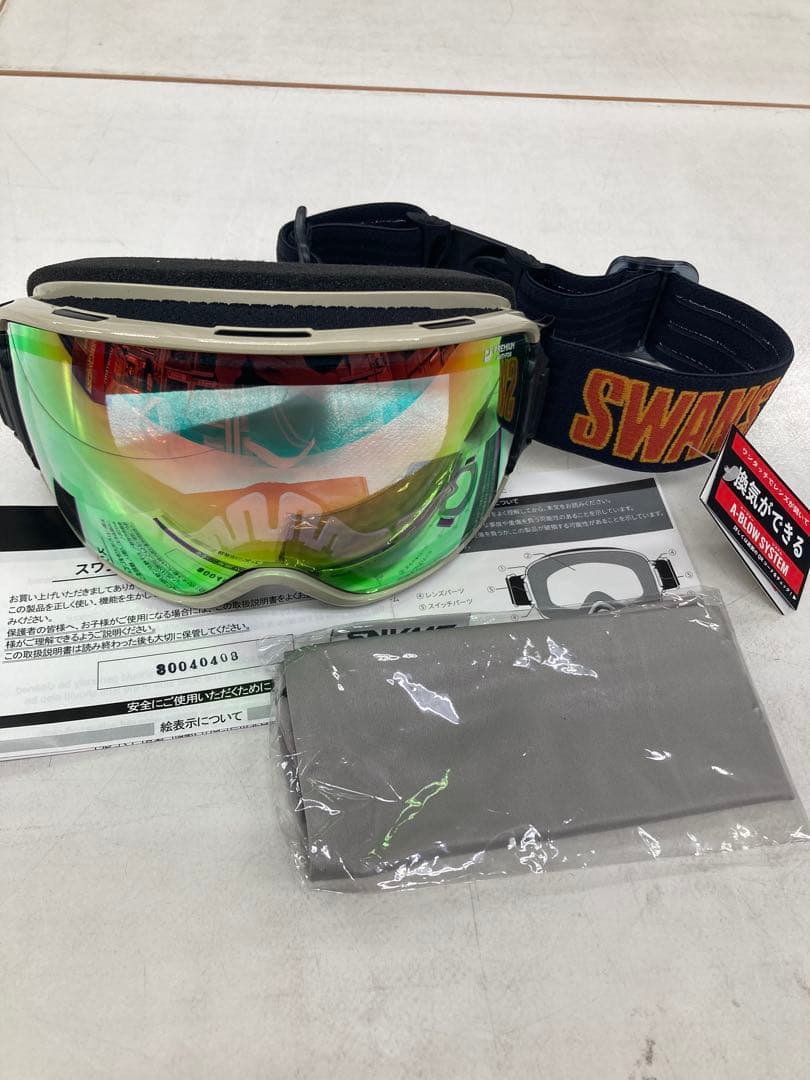 新品未使用　SWANS RIDGELINE スノーゴーグル Y014