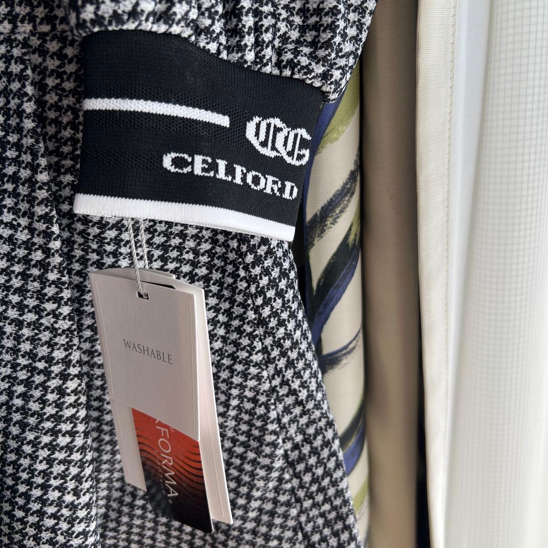 【CELFORD GOLF】裏起毛ロゴデザインワンピース