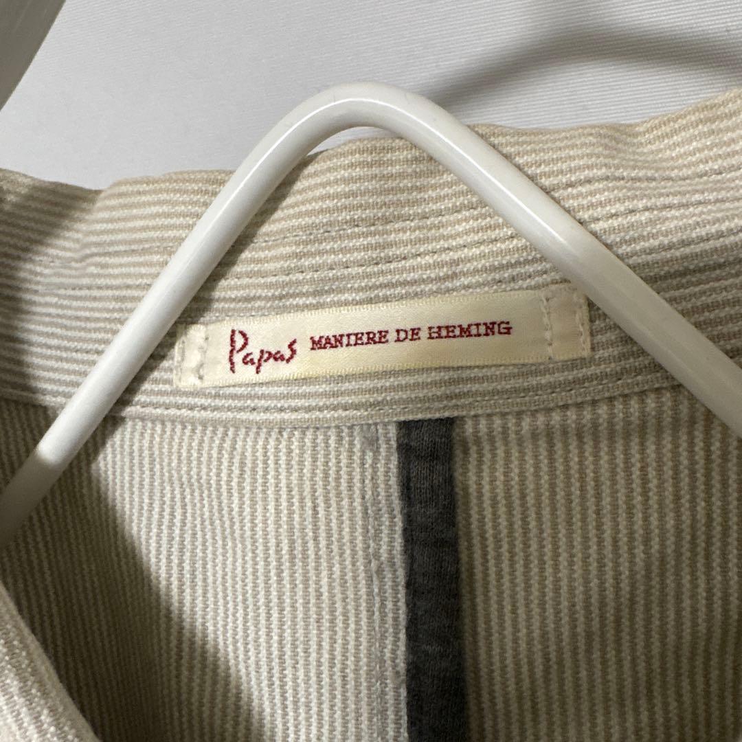 Papas vintage パパス ヴィンテージ カバーオール スチールボタン