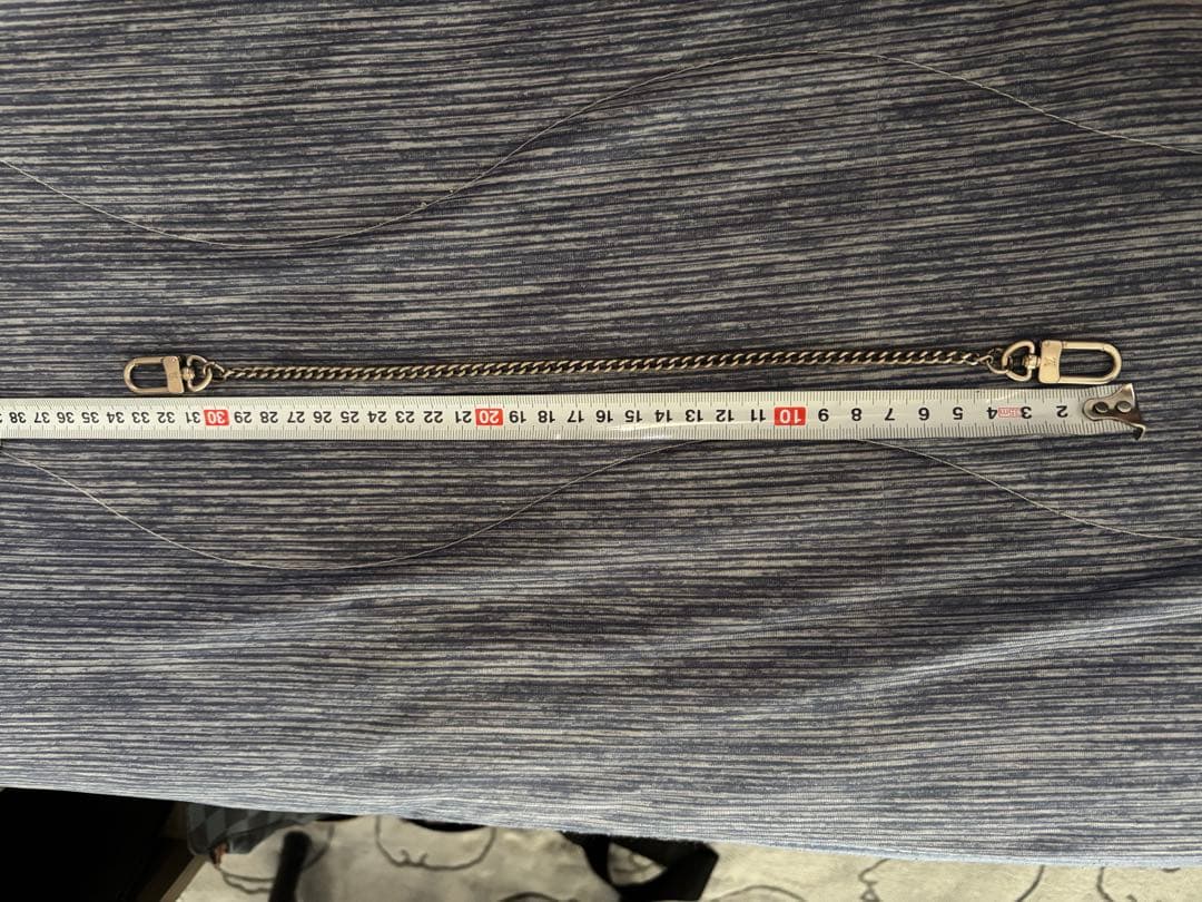 ルイヴィトン、ウォレットチェーン、シルバー