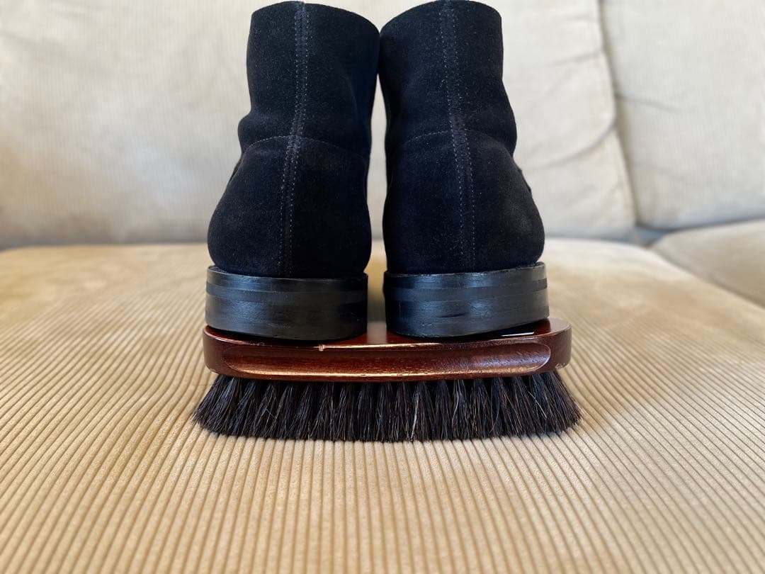 ジョンロブ William II Boots 7EE ブラックスエード MTO品