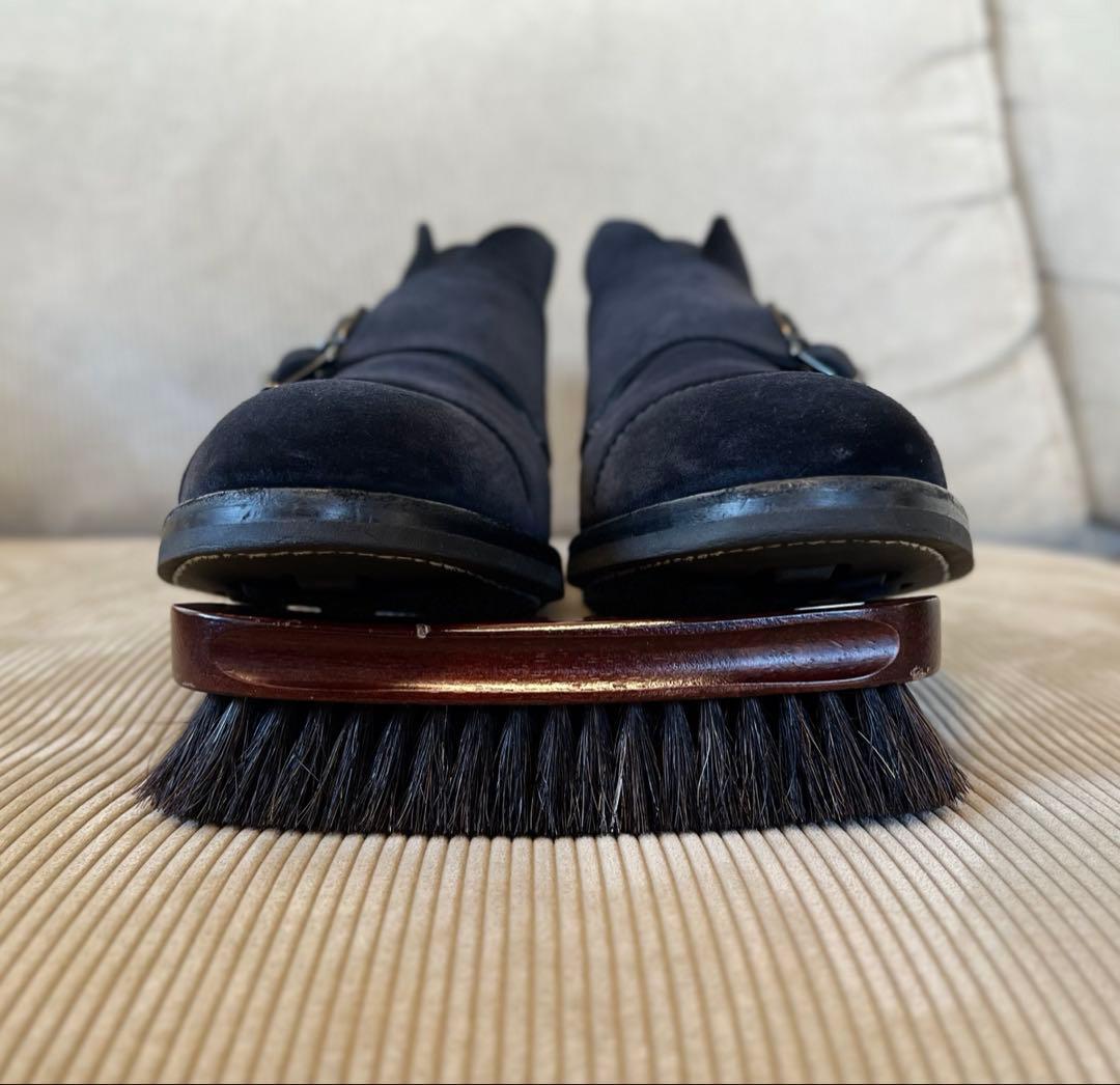 ジョンロブ William II Boots 7EE ブラックスエード MTO品