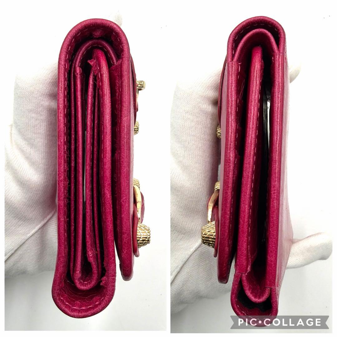 BALENCIAGA バレンシアガ シティ 三つ折り財布 コンパクト ピンク