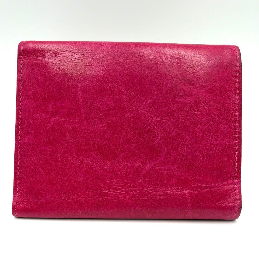 BALENCIAGA バレンシアガ シティ 三つ折り財布 コンパクト ピンク