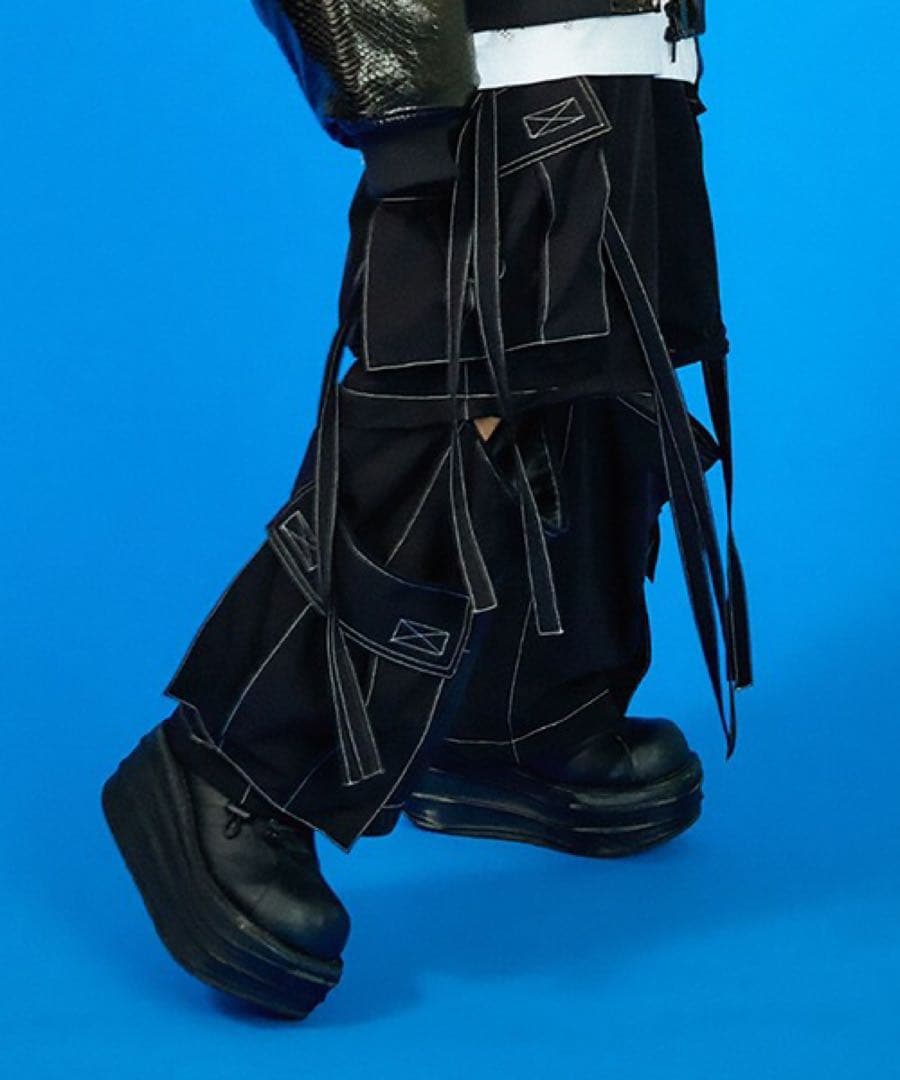 GALFY ガルフィー カラフルテクノパンツ カーゴ OY レフレム 中型犬 L