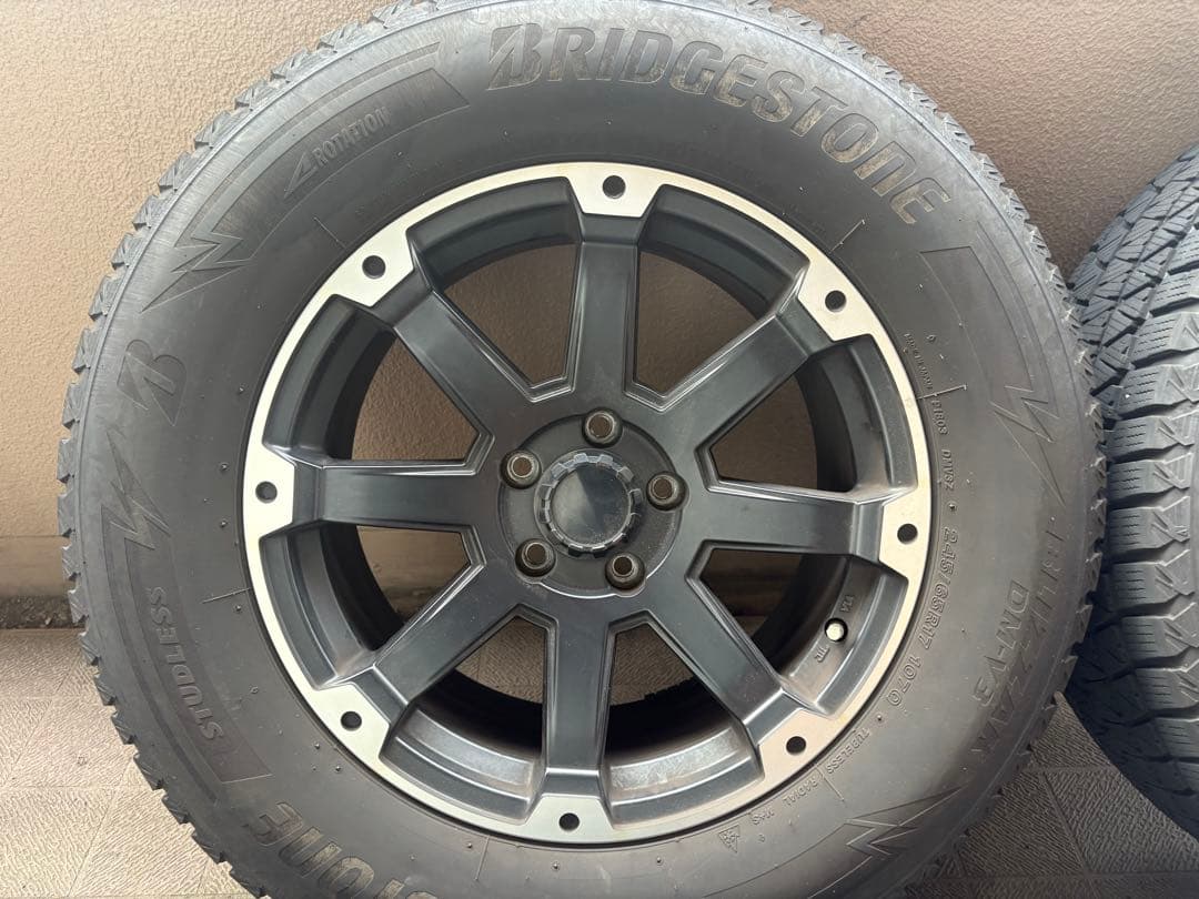 直接引取　BADX MX-1 17インチ ホイール 4本 245/65r17