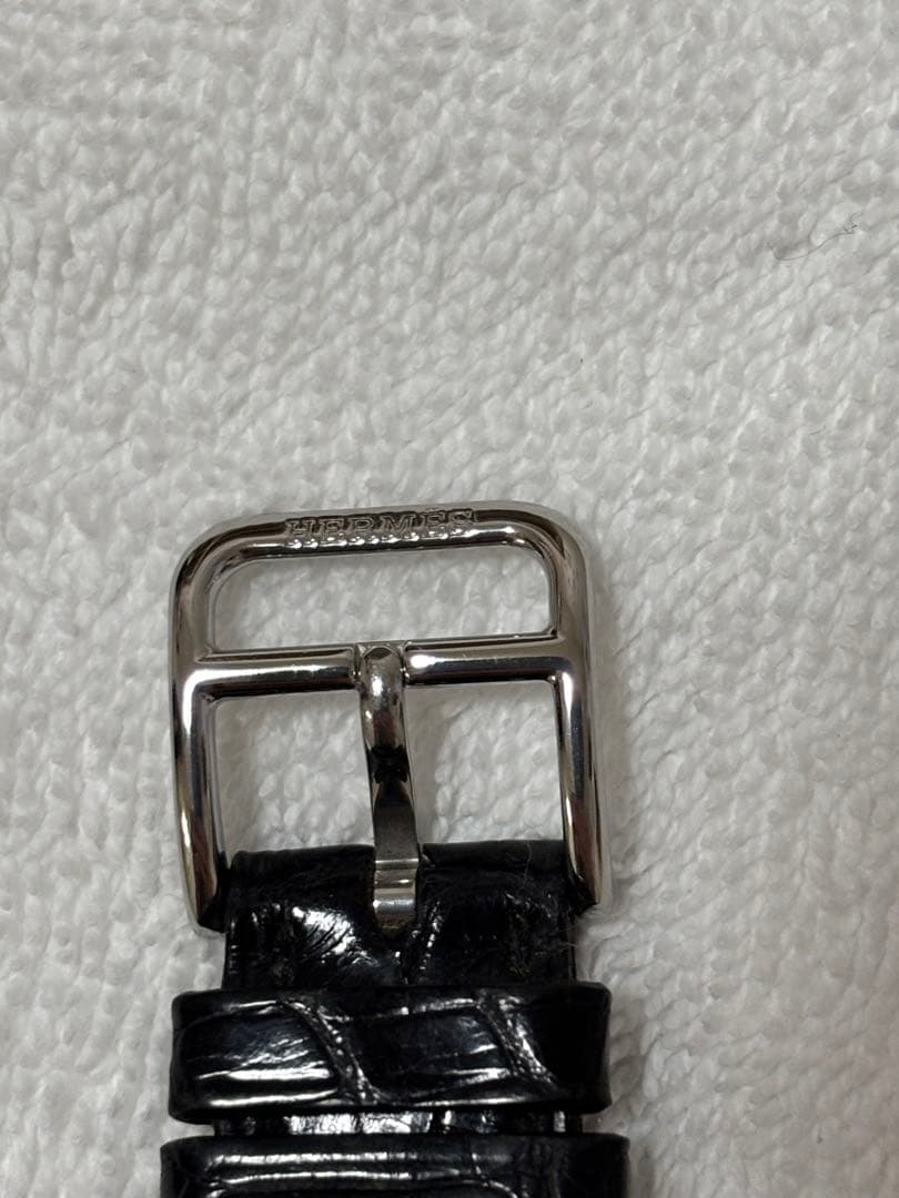 エルメスHERMES Hウォッチ HH1.210 12Pダイヤ 外装仕上げ済み