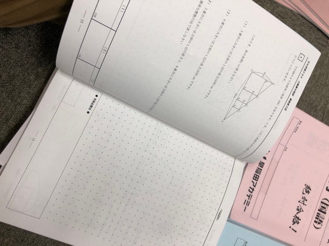 早稲田アカデミー　NN早実クラス　2023年受験　後期/土特/正月/直前　中古