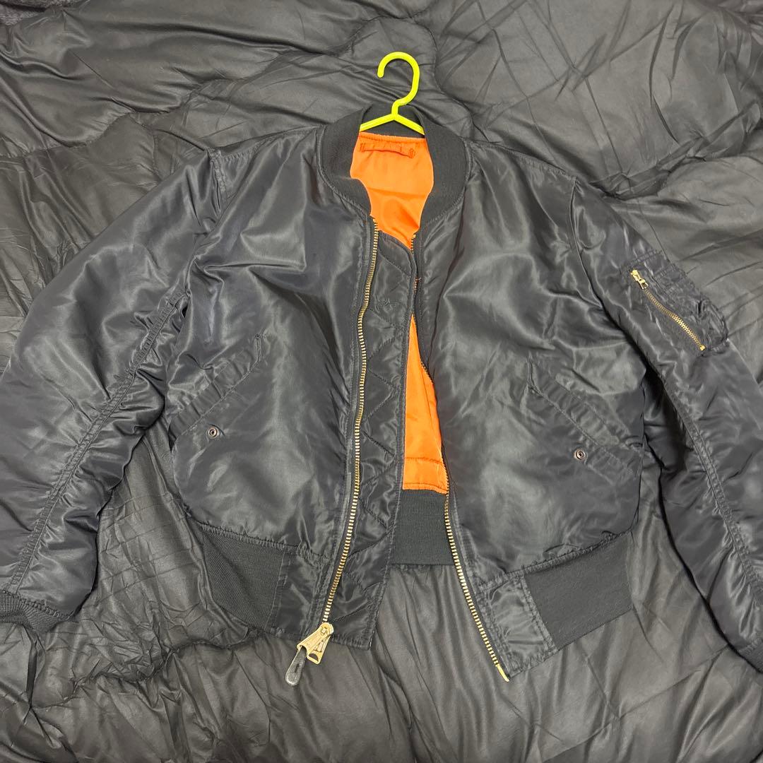 ALPHA MA-1 フライトジャケット ブラック