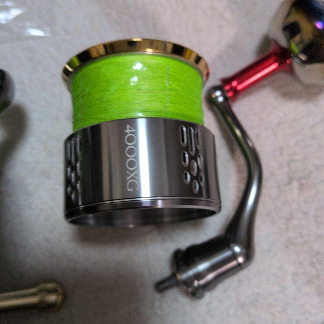 STELLA 4000XG C5000XGスプール、予備ハンドル付き、ステラ