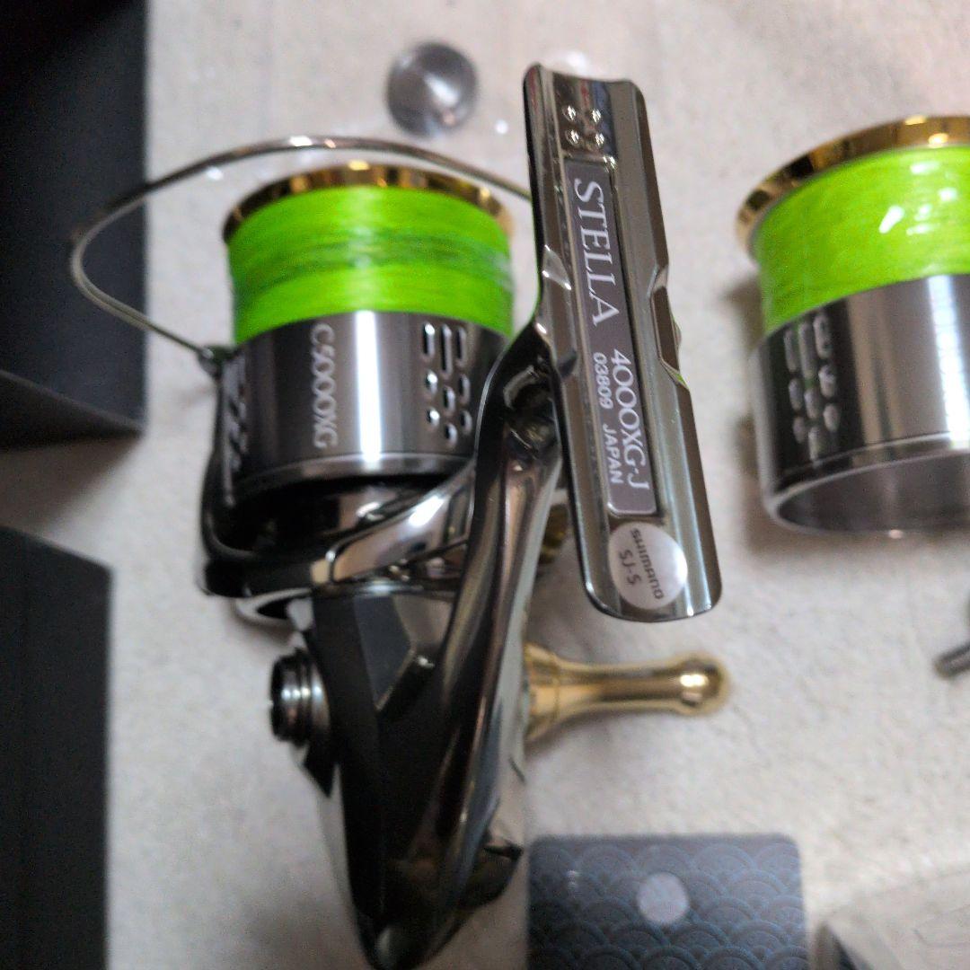 STELLA 4000XG C5000XGスプール、予備ハンドル付き、ステラ