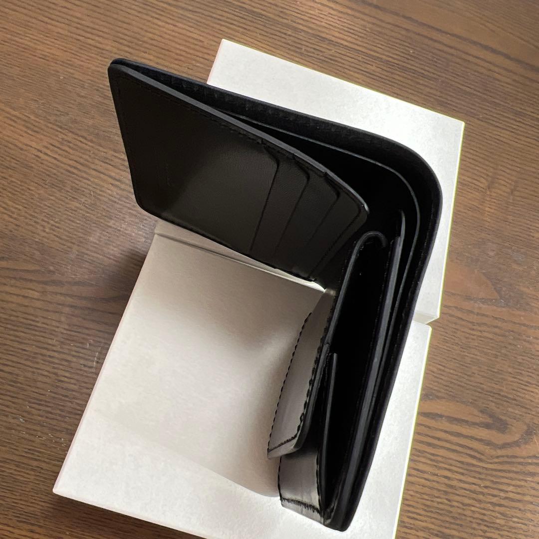 ム*ク様 新品未使用　SLOW&CO ブラック 二つ折り財布　mini wall