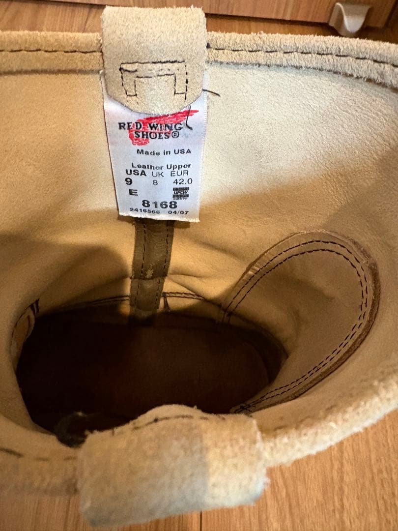 レッドウィング　8168ペコス　廃盤品