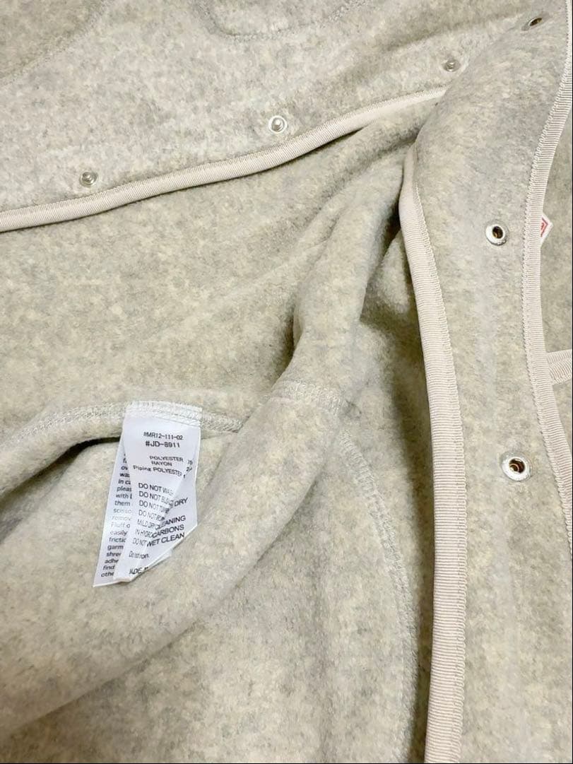 【未使用品】DANTONダントンノーカラージャケットマーブル38 サイズ