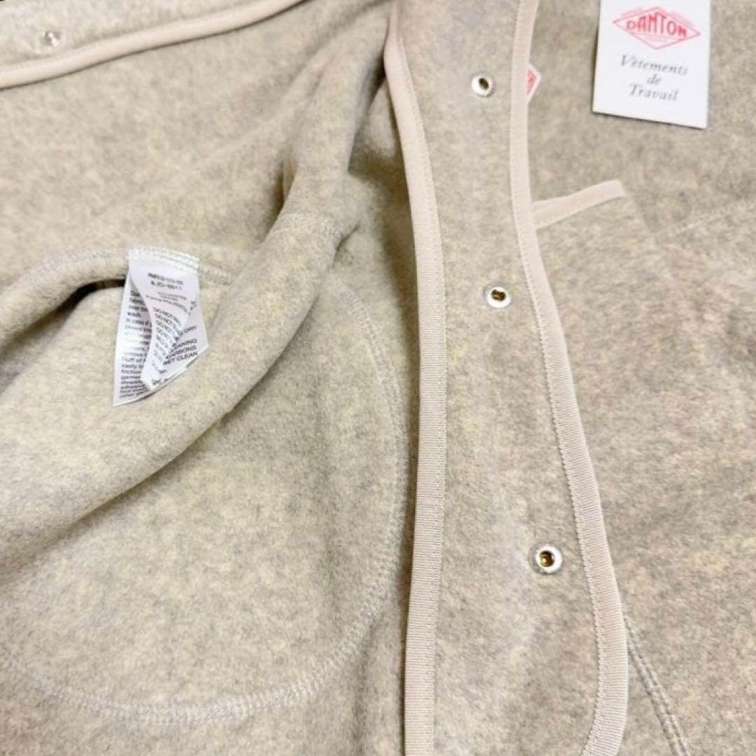 【未使用品】DANTONダントンノーカラージャケットマーブル38 サイズ
