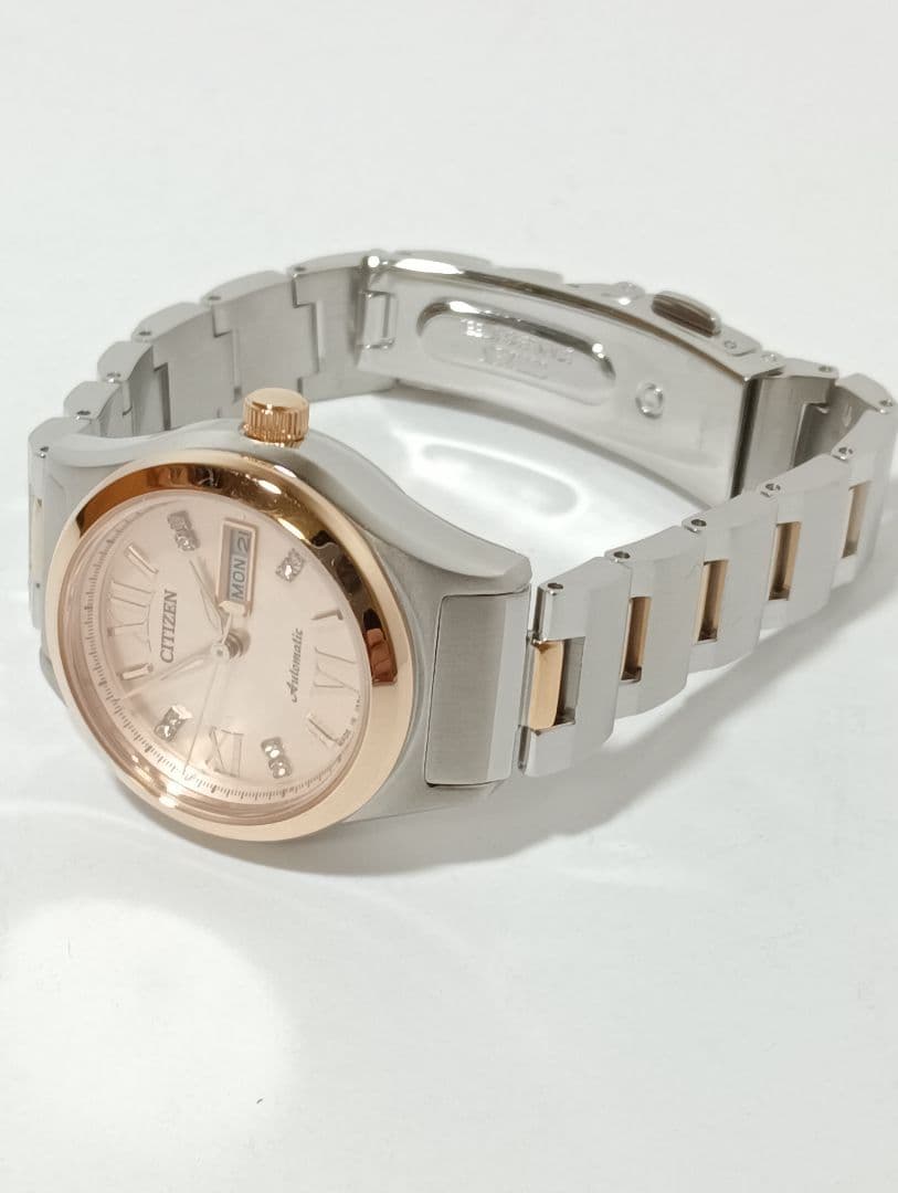 シチズン　腕時計　6651-S105188 メカニカル　裏スケ　デイデイト