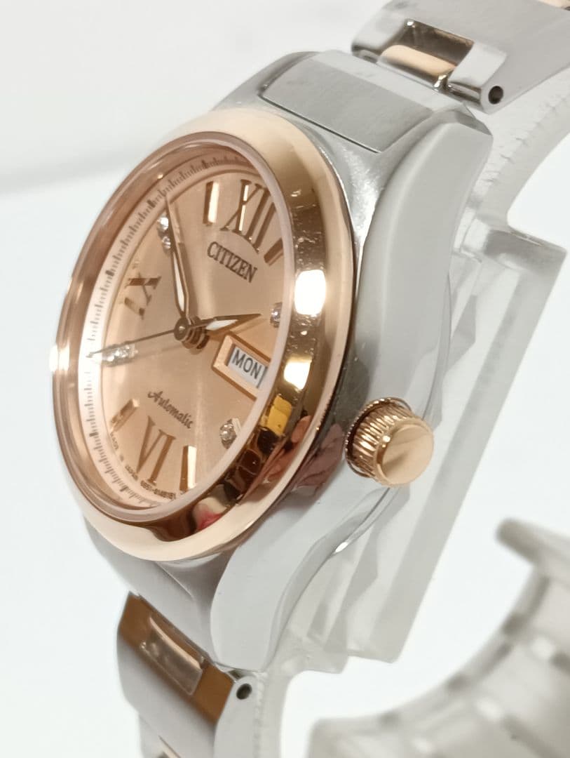 シチズン　腕時計　6651-S105188 メカニカル　裏スケ　デイデイト