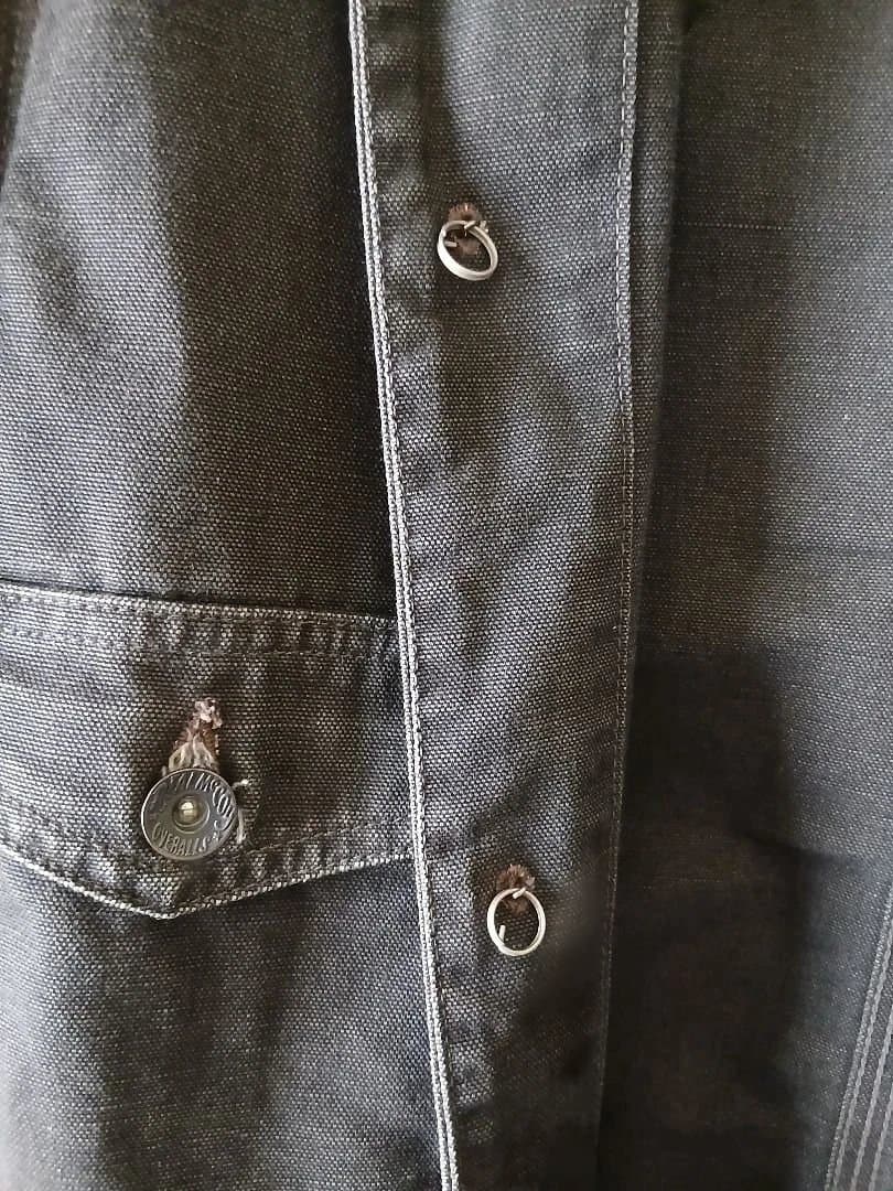 リアルマッコイ ブラック カバーオール