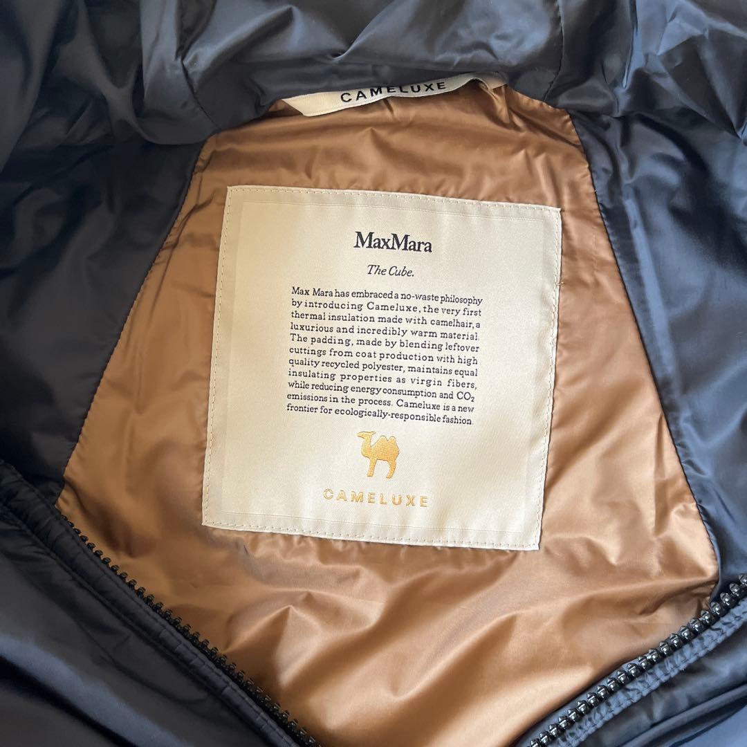 マックスマーラ ダウンベスト ネイビー 極美品 36