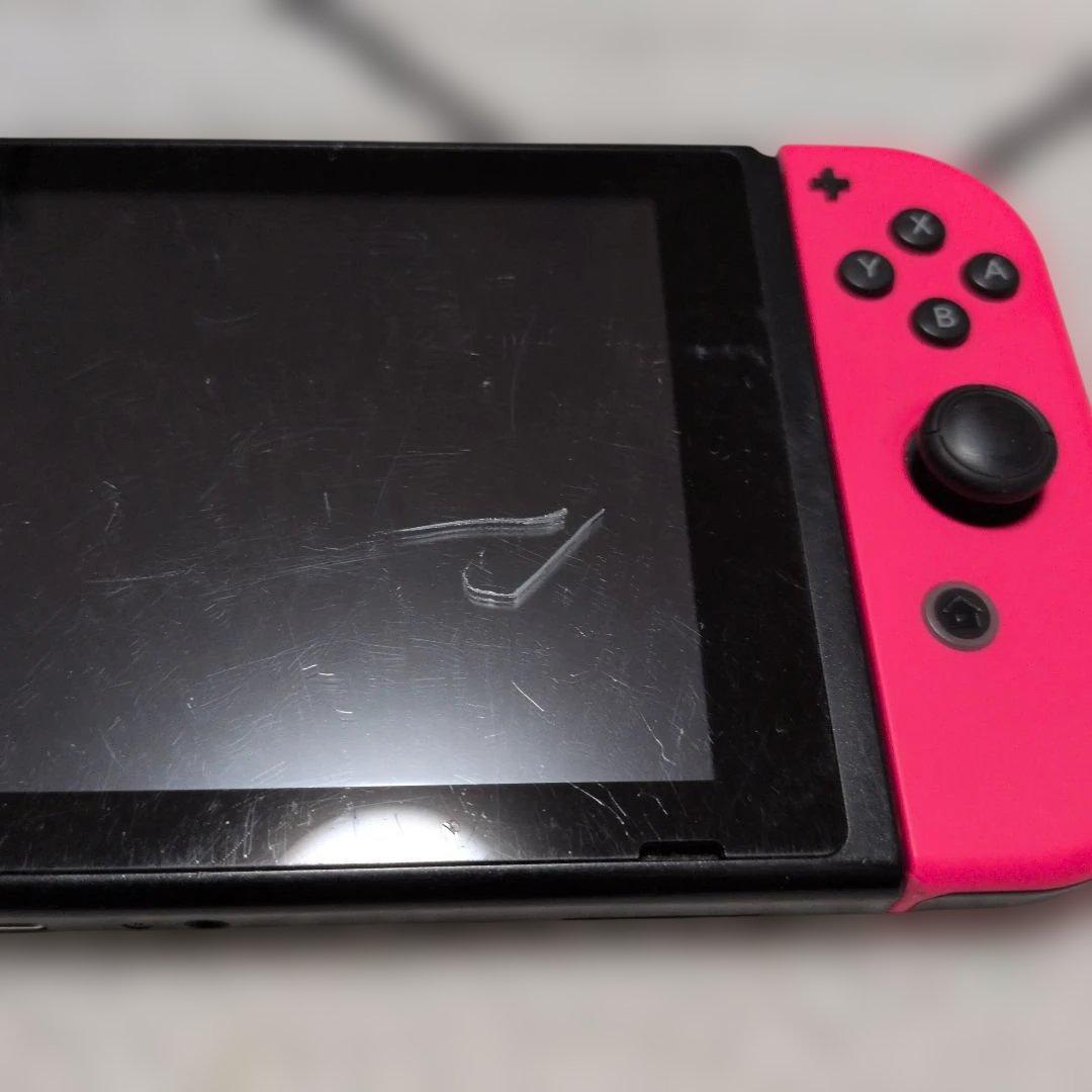 Nintendo Switch グリーン/ピンク SDカード付き