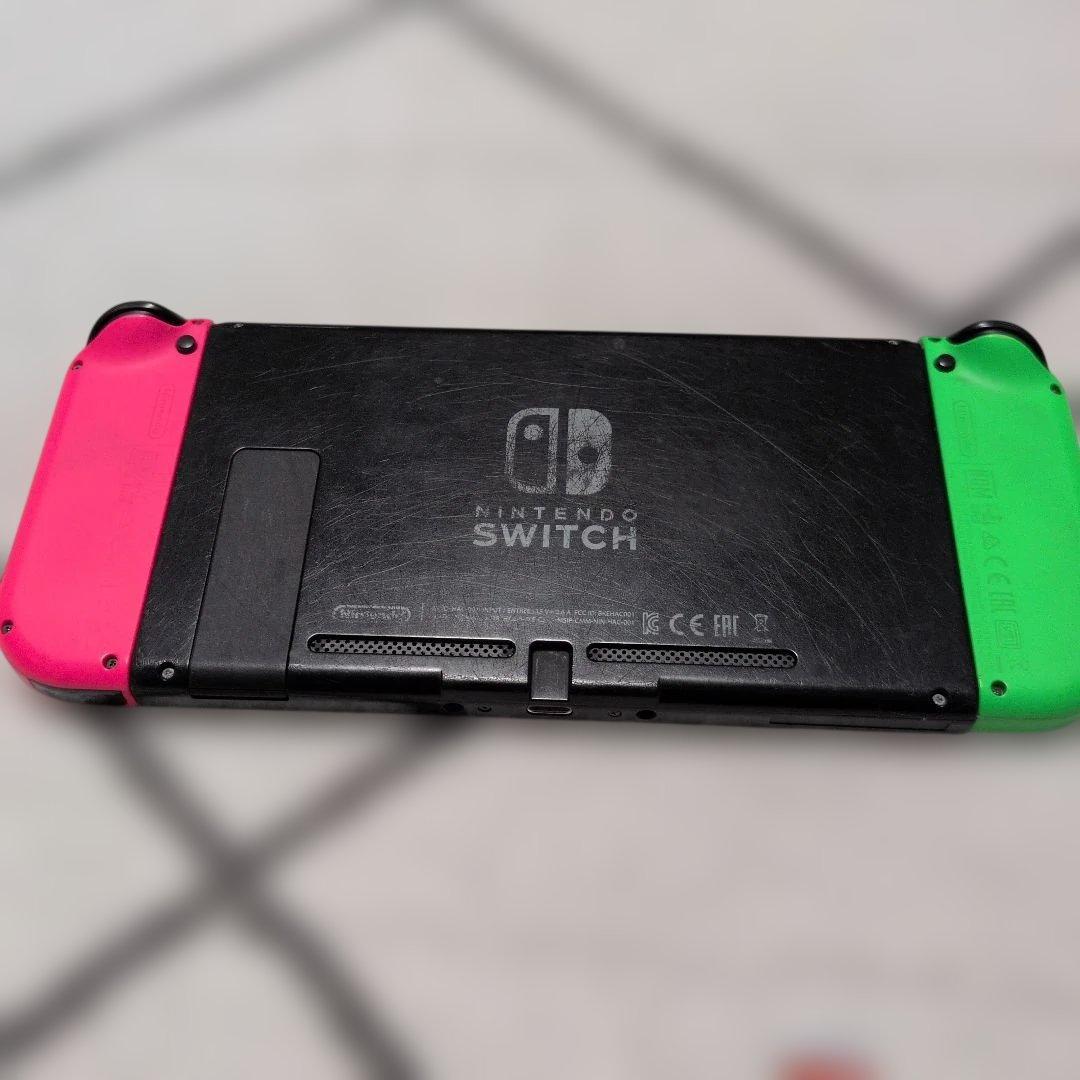 Nintendo Switch グリーン/ピンク SDカード付き