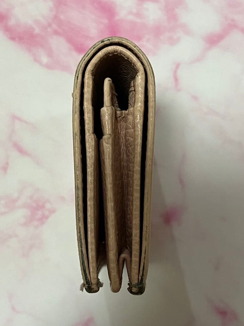 GUCCI グッチ ダブルG マーモント 二つ折り財布 ピンク