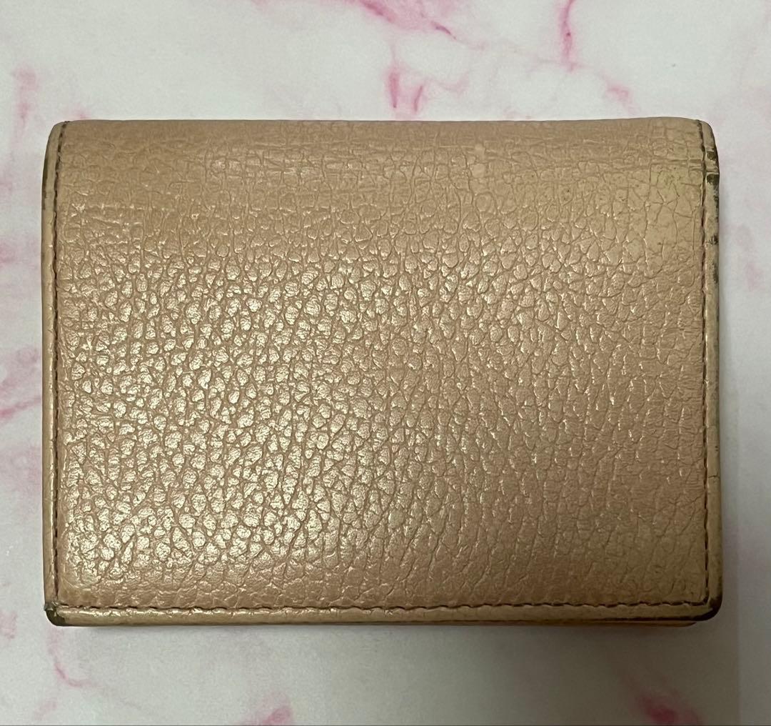 GUCCI グッチ ダブルG マーモント 二つ折り財布 ピンク