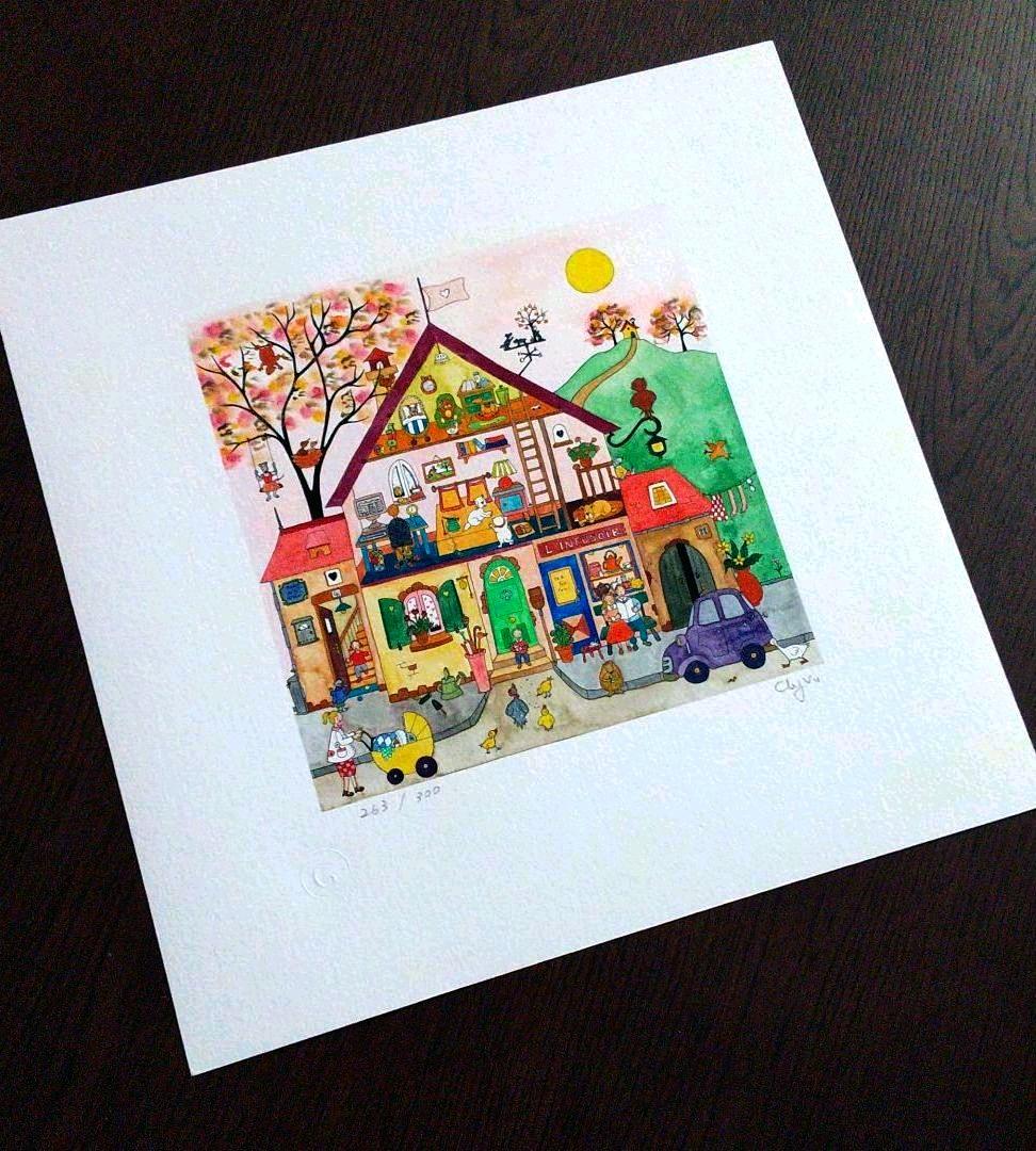 【希少品❣️Clyv 版画】 クリーブOpen House