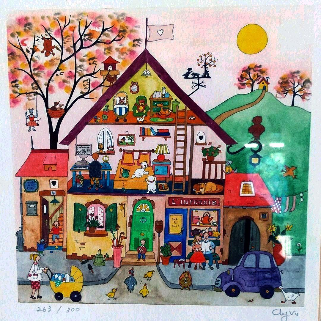 【希少品❣️Clyv 版画】 クリーブOpen House