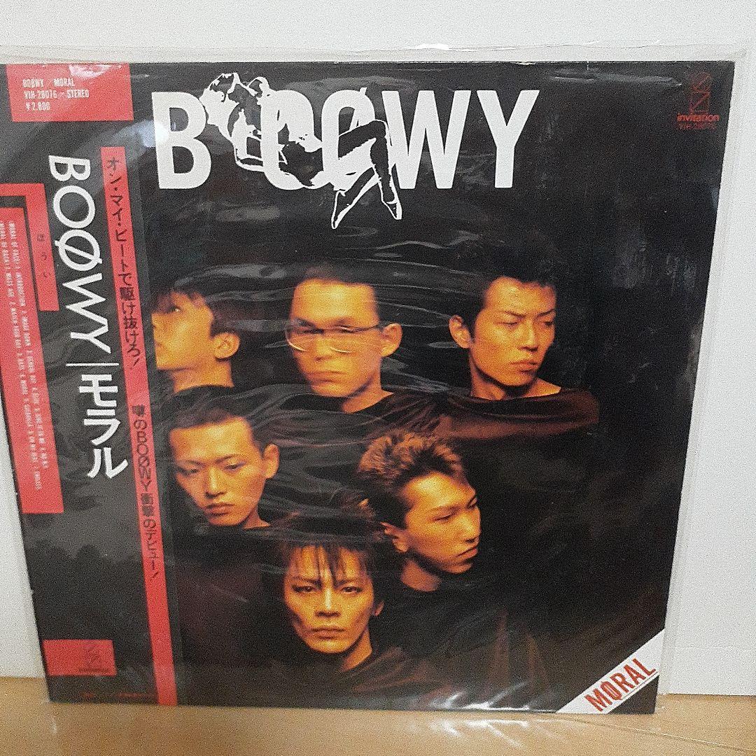 【稀少盤帯付】BOOWY / モラル LP