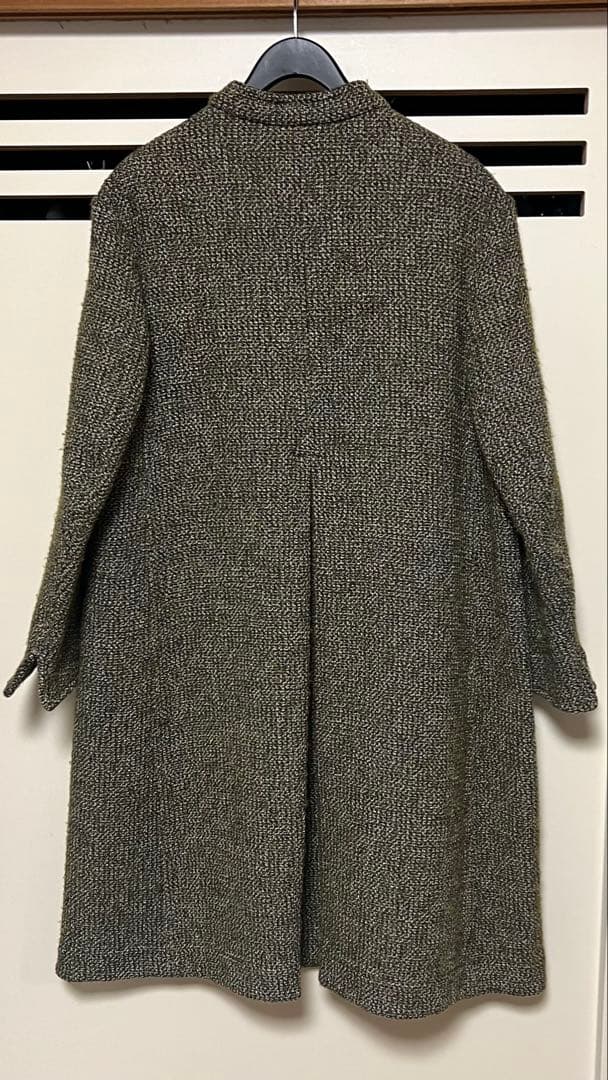 【45R】ツィードダブルフェイス　ロングコート　Ａラインクラシカル2