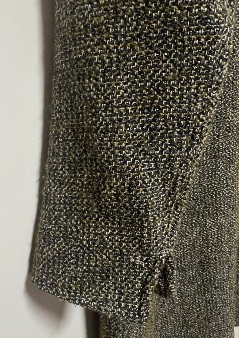 【45R】ツィードダブルフェイス　ロングコート　Ａラインクラシカル2