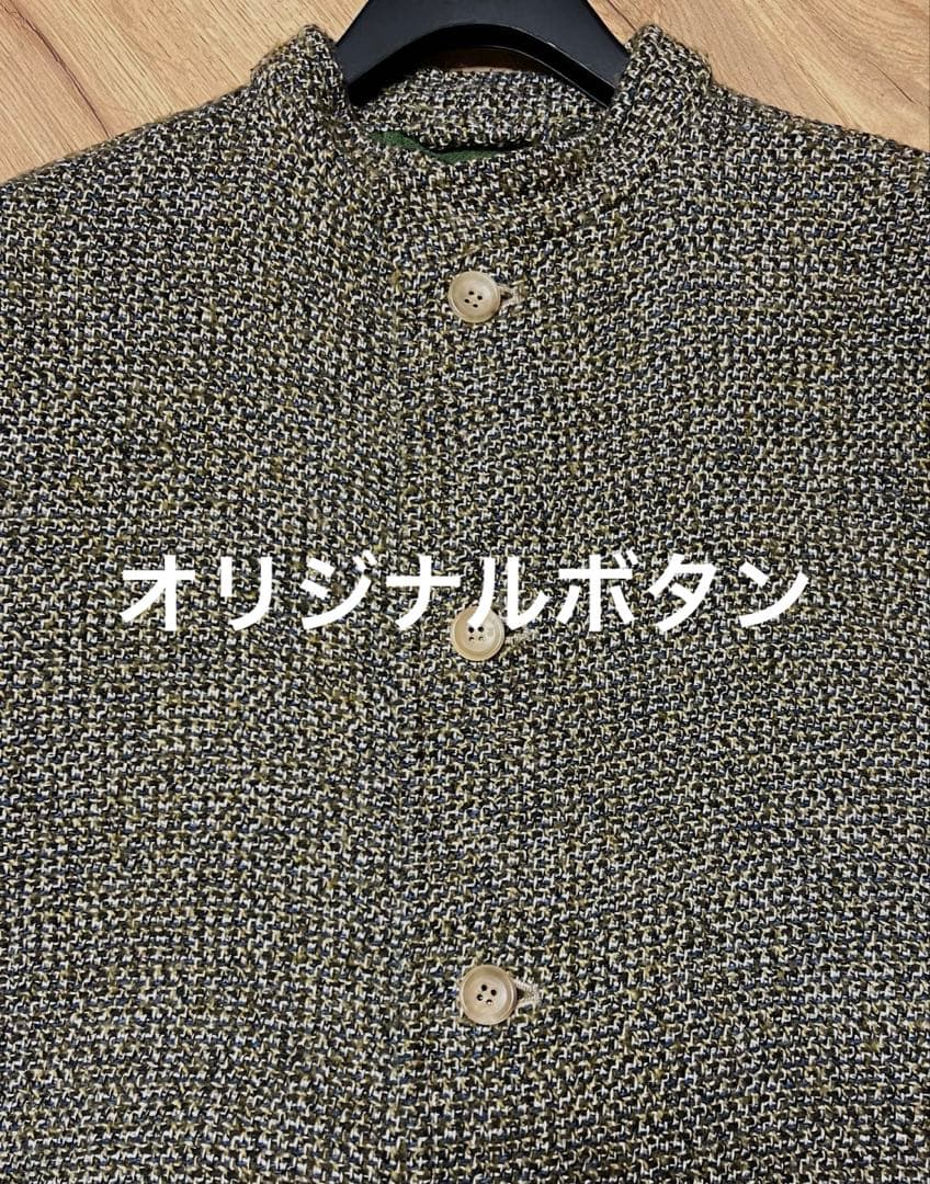 【45R】ツィードダブルフェイス　ロングコート　Ａラインクラシカル2