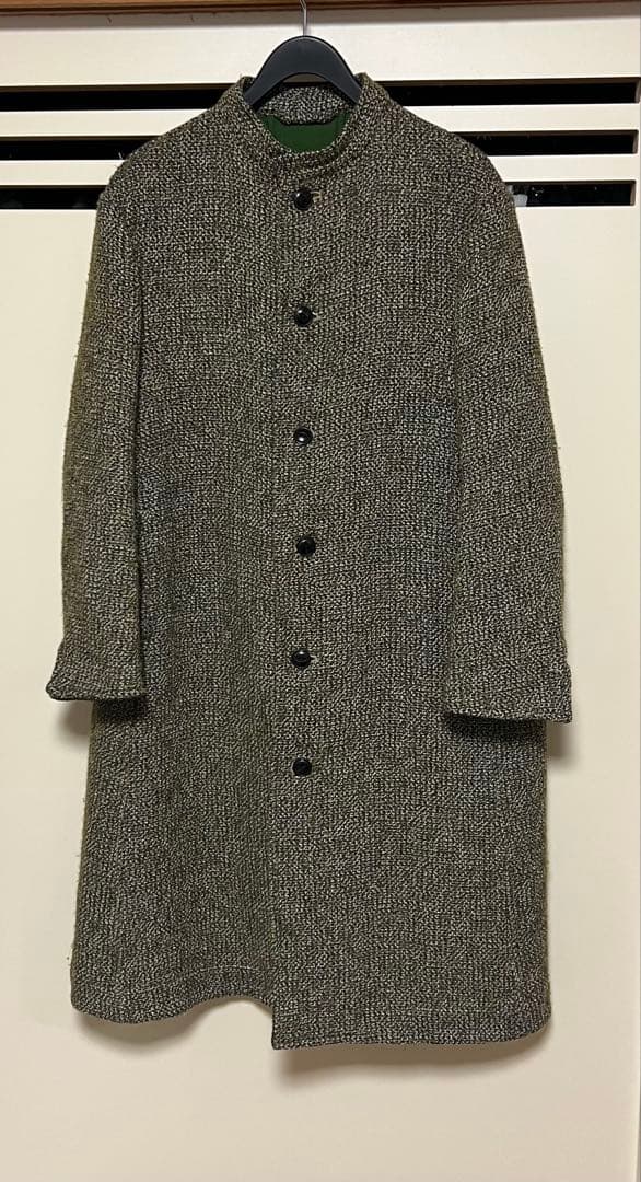 【45R】ツィードダブルフェイス　ロングコート　Ａラインクラシカル2