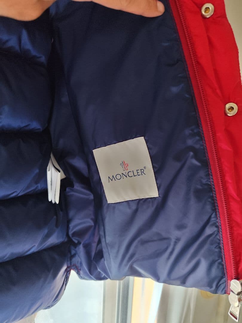 MONCLER モンクレール BILLECART ダウンベスト 赤サイズ2