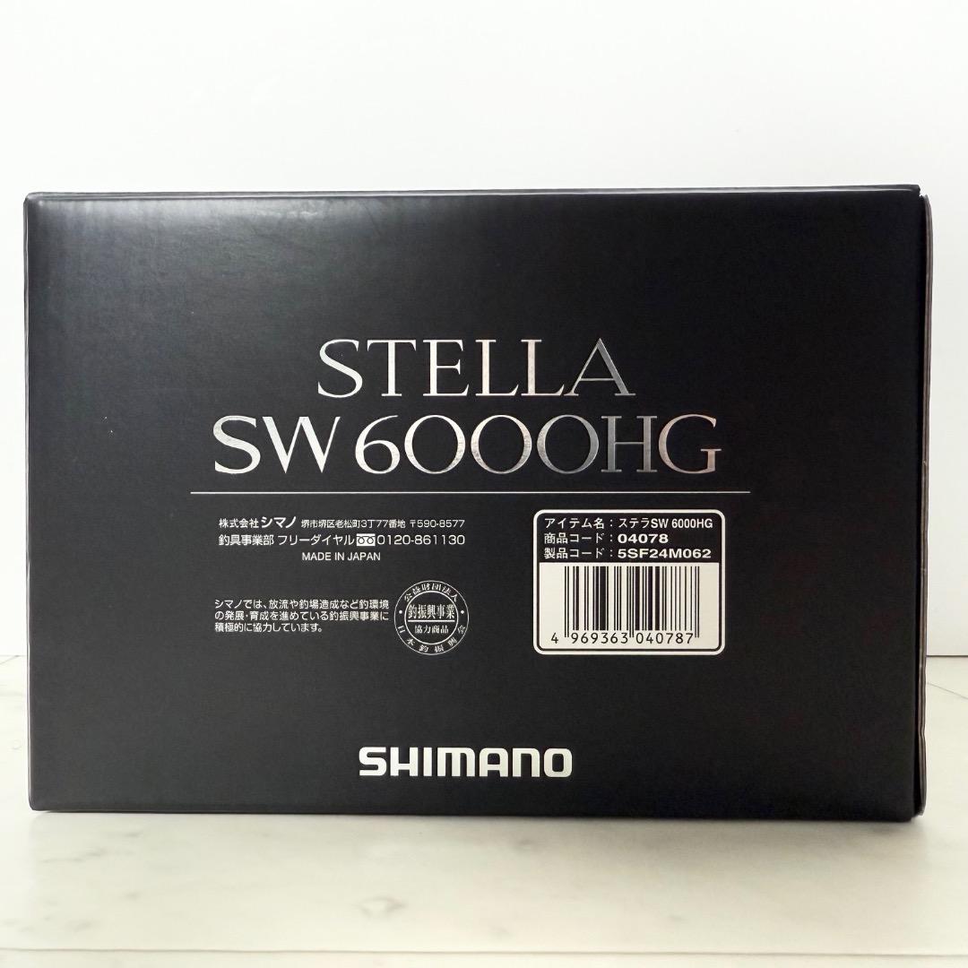 超美品 SIMANO 20 STELLA ステラ SW 6000HG 付属品付