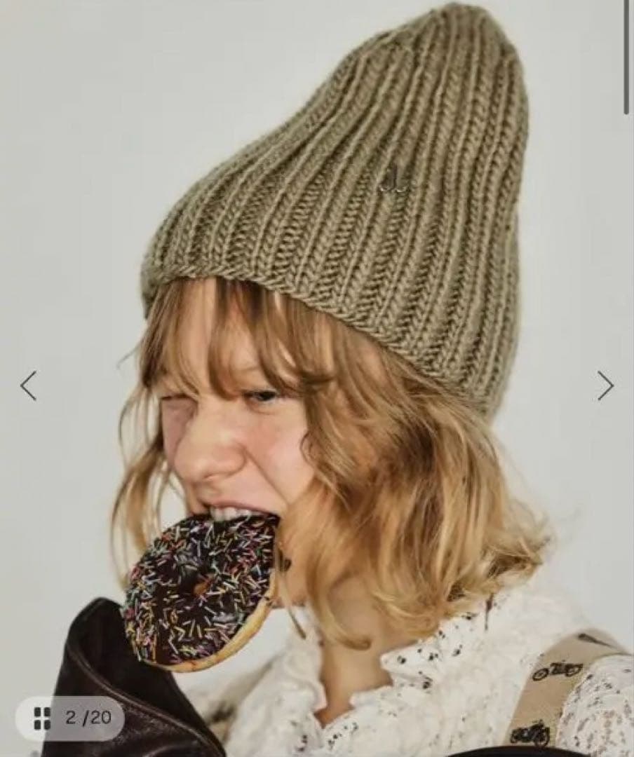 11/1まであいす【MUHLBAUER】 HAND KNIT CAP