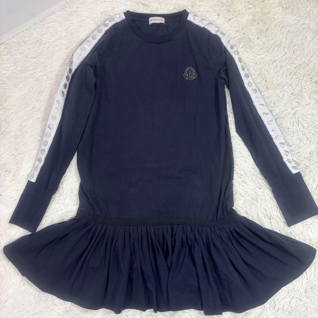 【美品】モンクレール ABITO ワンピース チュニック　ブラック　152cm