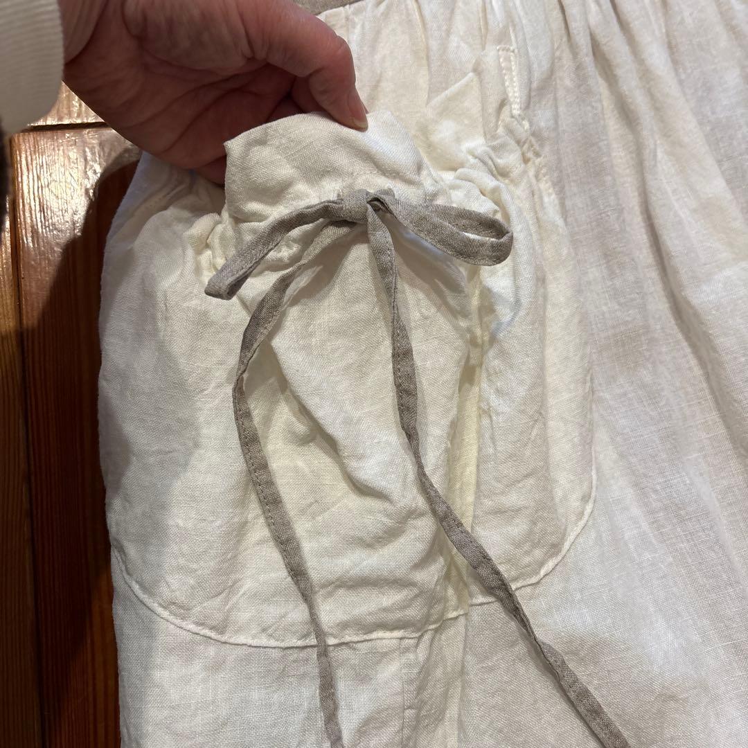 インスタグラム人気作家様　バッククロス　バイカラーエプロンワンピース