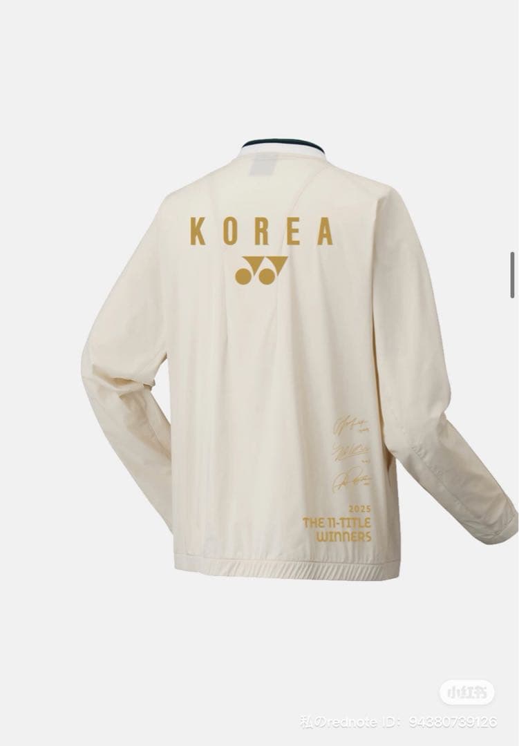 YONEX KOREA ジップアップジャケット