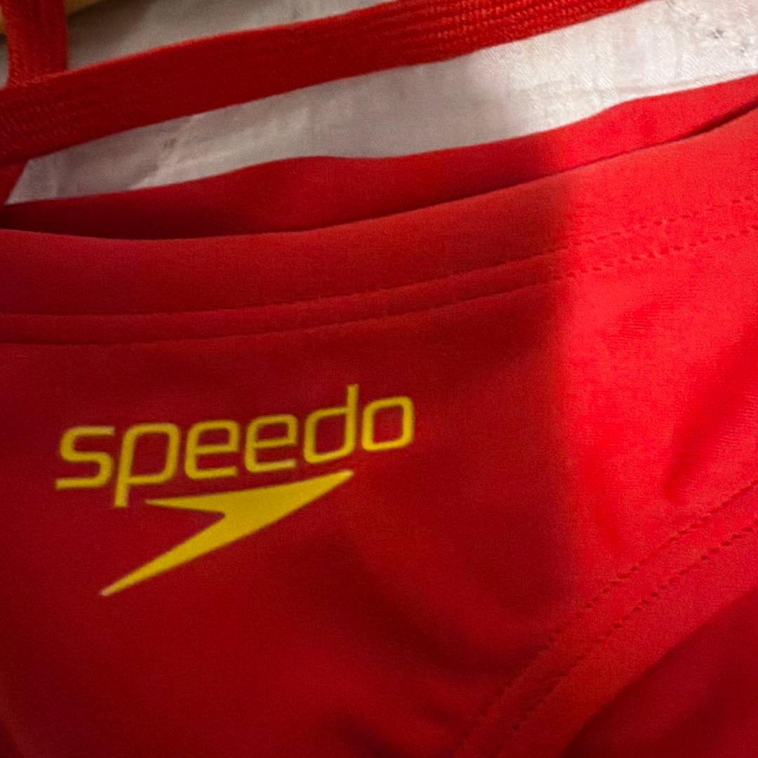 Speedo セパレート水着 赤/黄色