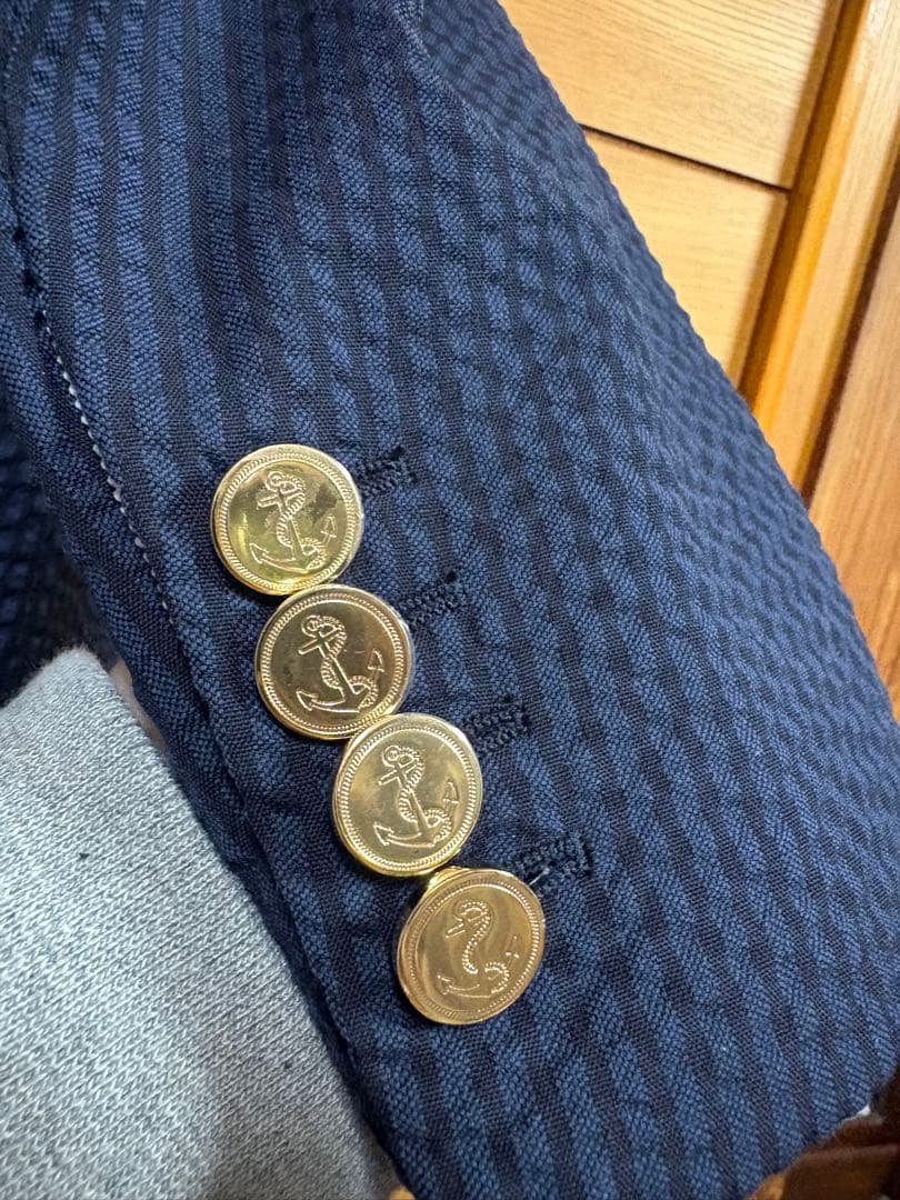 Thom Browne シングルブレスト　サッカー生地　ブレザー